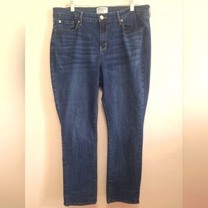 Denizen From Levi's Mid Rise Slim Blue Women's Denim Pants Size 34x30